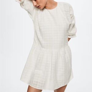 MANGO Bruna-H Dress White